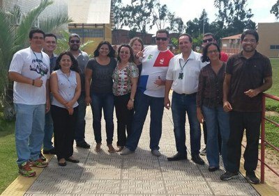 Comissão organizadora com representantes do Campus Parnamirim, São Gonçalo e Reitoria