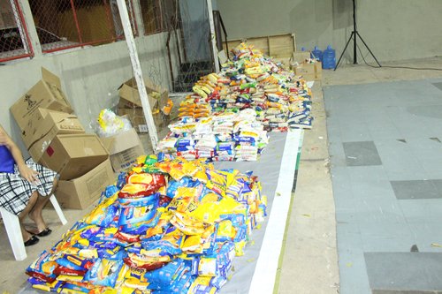 Gincana do bem: 1.569 kg de alimentos doados