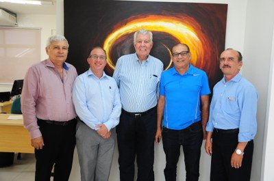 Da esquerda para a direita: Francisco das Chagas Mariz Fernandes, Wyllys Farkatt Tabosa, Marcondes Mundim, Getúlio Marques Ferreira e Belchior Rocha.