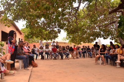 Ação do Campus Pau dos Ferros na Comunidade Quilombola do Pêga, em Portalegre. Foto: Jarlon Medeiros