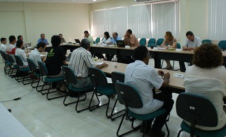 Conselheiros na quarta reunião ordinária do Consup de 2012