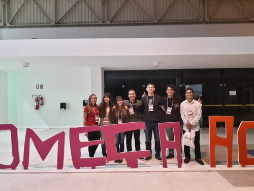 Equipe que apresentou os projetos do Campus Canguaretama na 5ª FEMPTUR