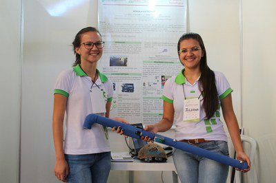Projeto "bengala eletrônica", apresentada na IV Mostra Tecnológica, realizada em 2016, no Campus Parnamirim
