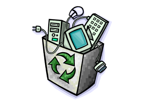 O projeto busca recondicionar lixo eletrônico e descartá-lo, de forma correta, quando não-reaproveitável