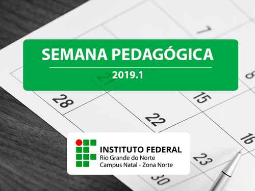 Semana Pedagógica 2019.1