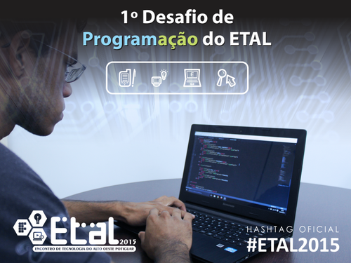 Hashtag oficial do evento é #ETAL2015