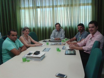 A reunião contou com representantes do IFRN, da Petrobras, da Funcern e do Campus Pau dos Ferros.