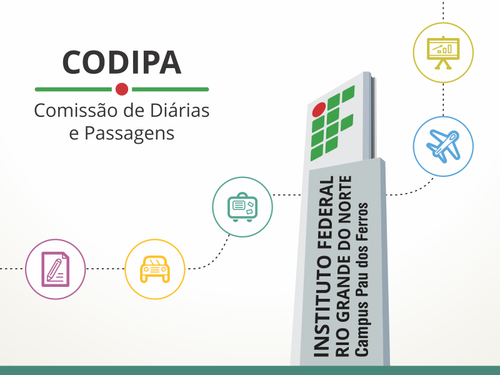 A CODIPA regulamenta e observa as políticas de concessões de diárias, passagens e inscrições em eventos e capacitações de servidores.