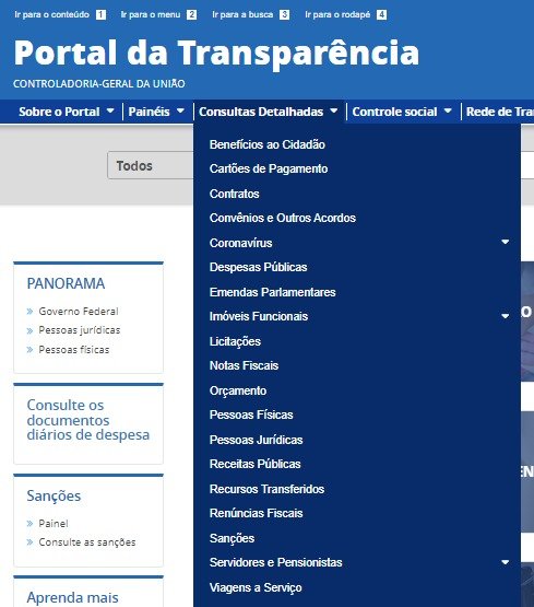 Consultas Detalhadas no Portal da Transparência