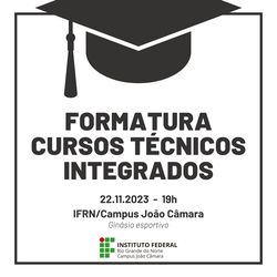Convite de Formatura IFRN JC