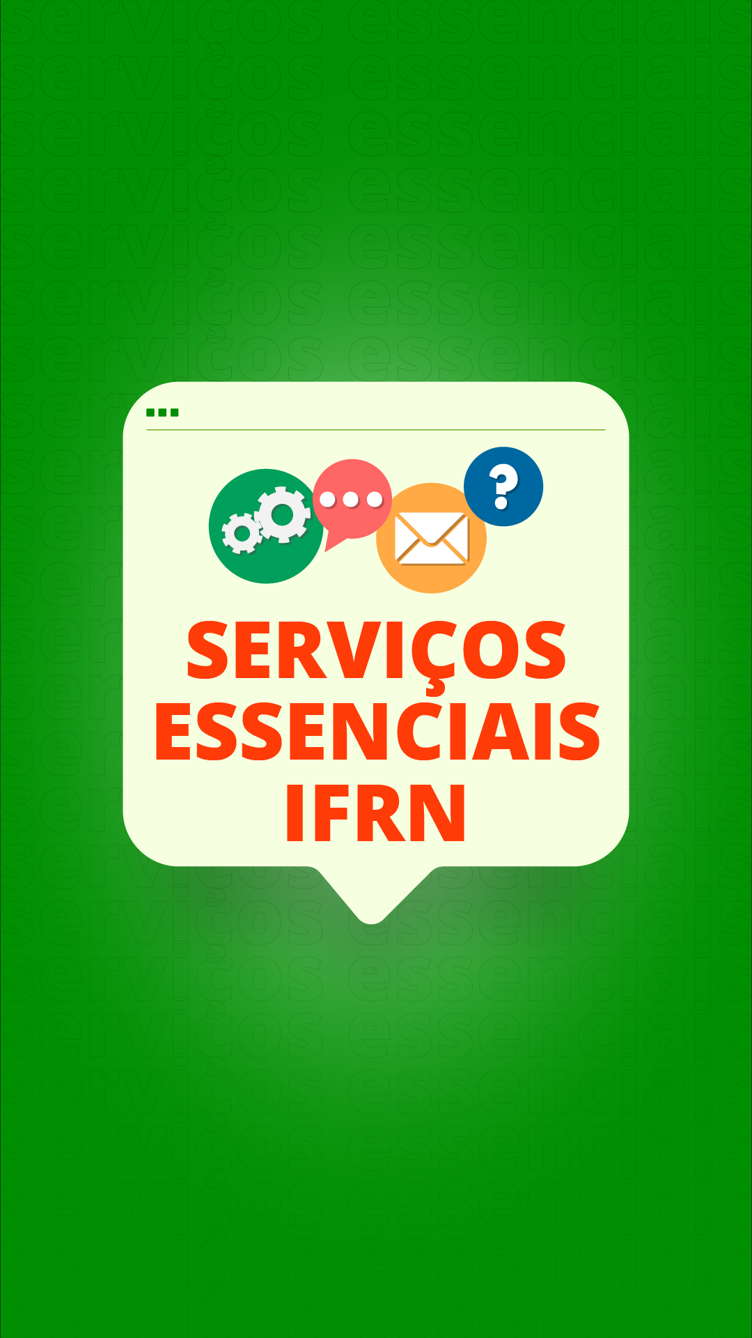 Serviços Essenciais do IFRN durante a greve (2024)