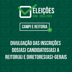 Candidaturas homologadas - eleições