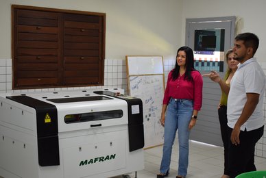 Visita LabMaker Vice-prefeita e Vereadora Assu 1