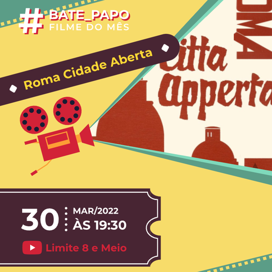 #10072 Cineclube acontece nessa quarta-feira