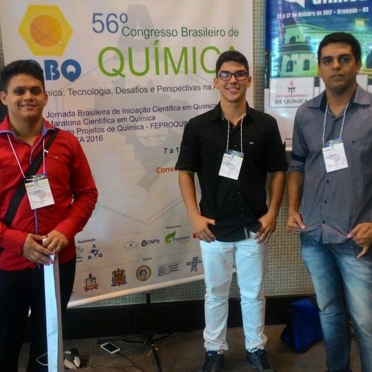 #10159 Alunos do IFRN/CA apresentam trabalho no Congresso Brasileiro de Química (CBQ)  