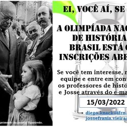 #10235 Abertas as inscrições para a 14ª Olimpíada Brasileira de História