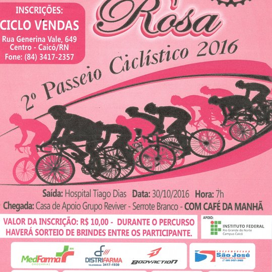 #10236 II Passeio Ciclístico é realizado com apoio do IFRN Campus Caicó