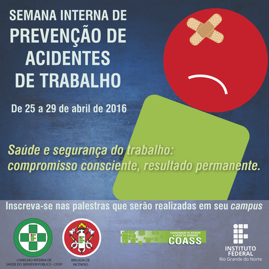 #10409 Semana Interna de Prevenção de Acidentes 2016 será realizada de 25 a 29 de abril