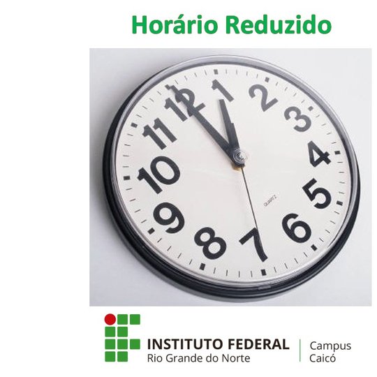 #10422 Horário Reduzido