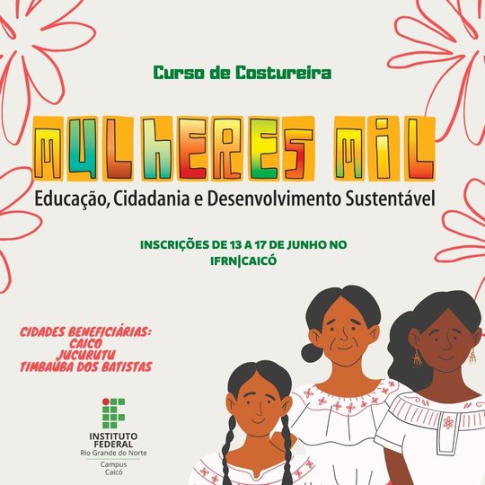 #10554 PRORROGADAS as inscrições do Mulheres Mil