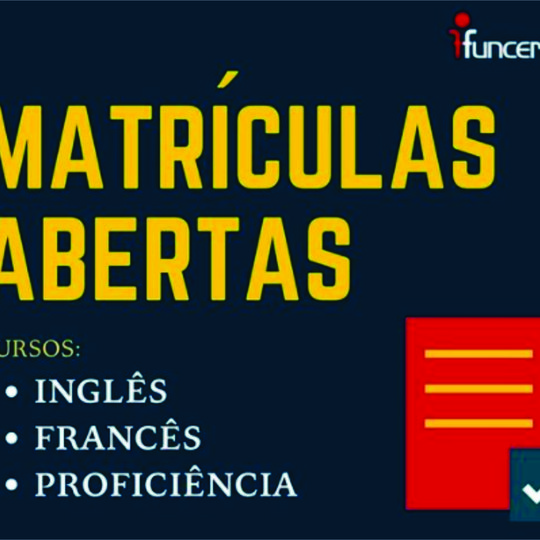 #10732 Matrículas abertas para os cursos de idiomas 2021.2 da FUNCERN