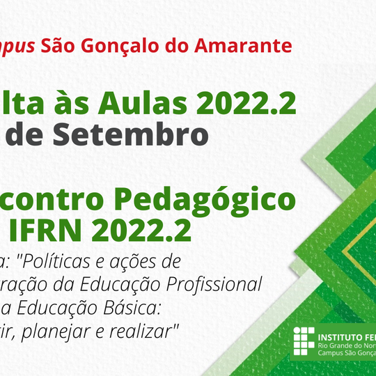 #10775 Abertura do período letivo 2022.2