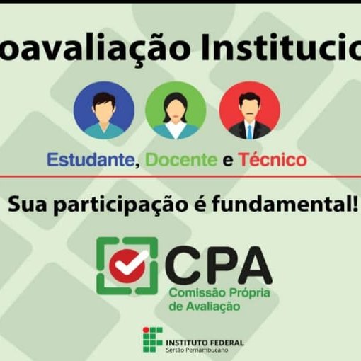 #10860 Disponível questionário de Autoavaliação Institucional do IFRN