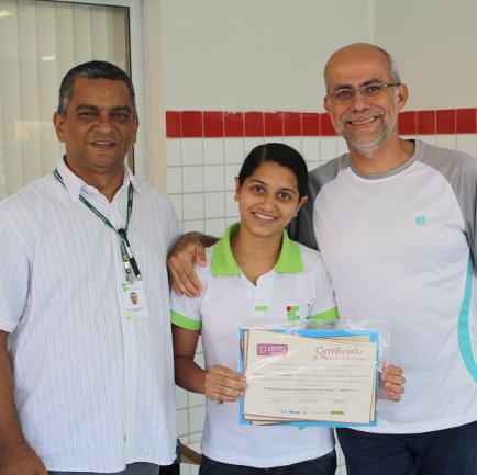 #10907 Aluna recebe menção honrosa da OBMEP