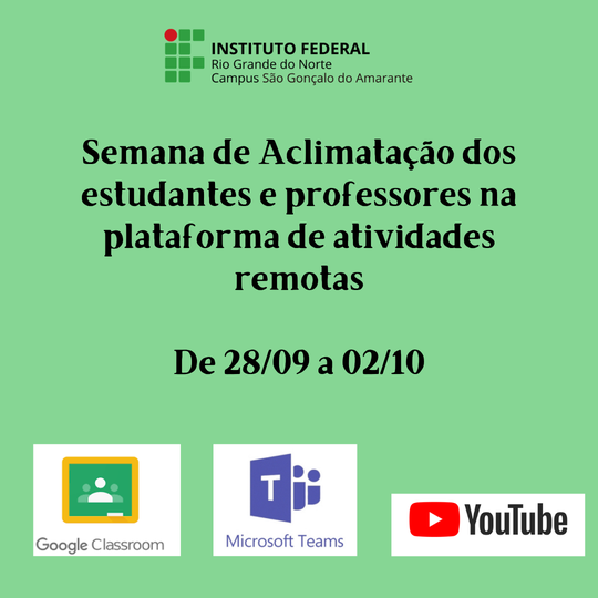 #10949 Campus SGA divulga atividades da Semana de Aclimatação