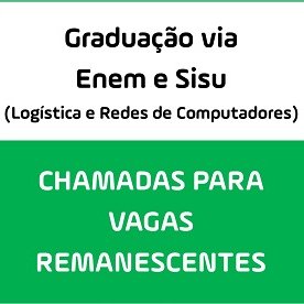 #10979 Lançados editais para preenchimento de vagas remanescentes nos cursos de graduação
