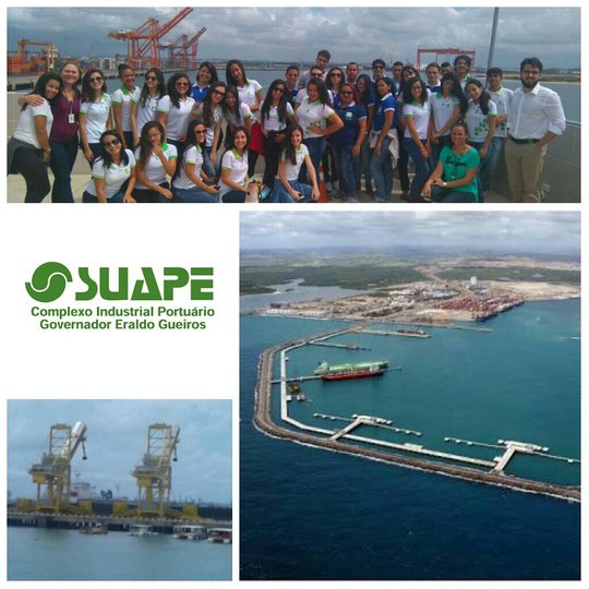 #10985 Alunos participam de visita técnica ao Porto de Suape
