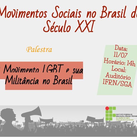#11041 Campus SGA recebe palestra acerca dos Movimentos Sociais no Brasil do Século XXI
