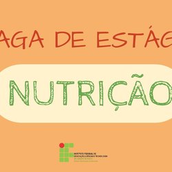 #11078 Campus SGA abre vaga de estágio em Nutrição
