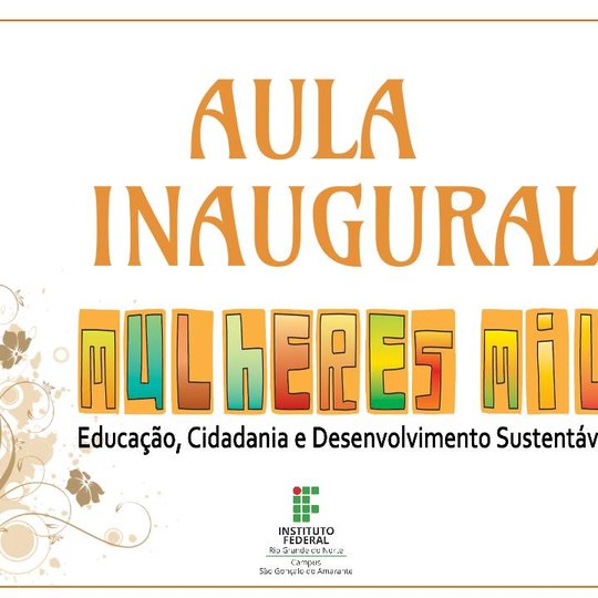 #11202 Aula inaugural do Mulheres Mil acontecerá nesta quinta (18)