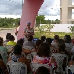 #11204 Campus divulga programa Mulheres Mil em bairro da cidade de São Gonçalo do Amarante