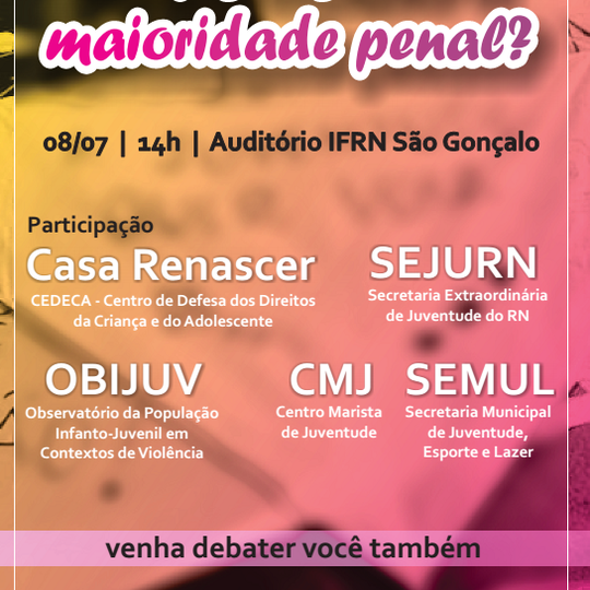#11232 Debate: "Vamos discutir a maioridade penal?"