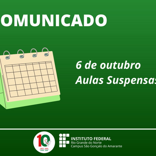 #11252 Campus SGA suspende aulas nesta quinta