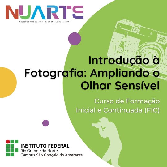 #11341 Divulgada lista de selecionados para Curso FIC de Fotografia