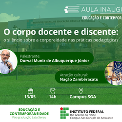 #11386 Campus São Gonçalo realiza aula inaugural da Pós-graduação