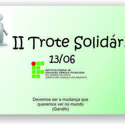 #11417 Biblioteca do Câmpus SGA lança campanha em colaboração ao II Trote Solidário
