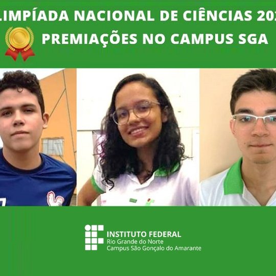 #11459 IFRN conquista 66 medalhas e menções honrosas na Olimpíada Nacional de Ciências