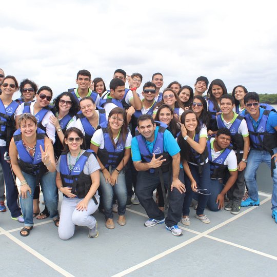 #11600 Alunos participam de aula de campo no rio Potengi