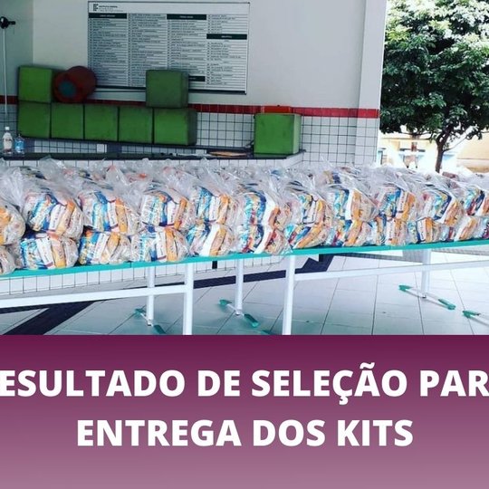 #11763 Divulgado resultado da enquete para entrega dos kits alimentares