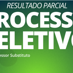 #11783 Divulgado resultado parcial para professor substituto