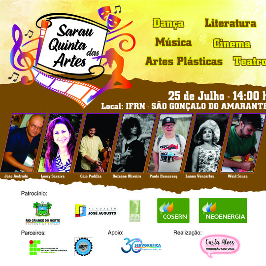 #11786 Caravana do projeto Sarau Quinta das Artes chega a São Gonçalo do Amarante