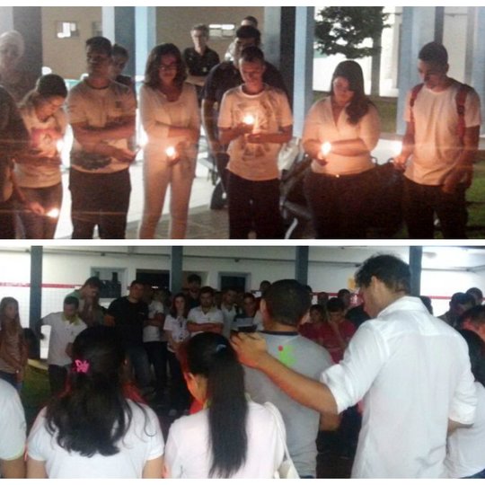 #11839 Direção Geral e alunos do Campus São Gonçalo do Amarante prestam homenagem ao aluno Leonardo David