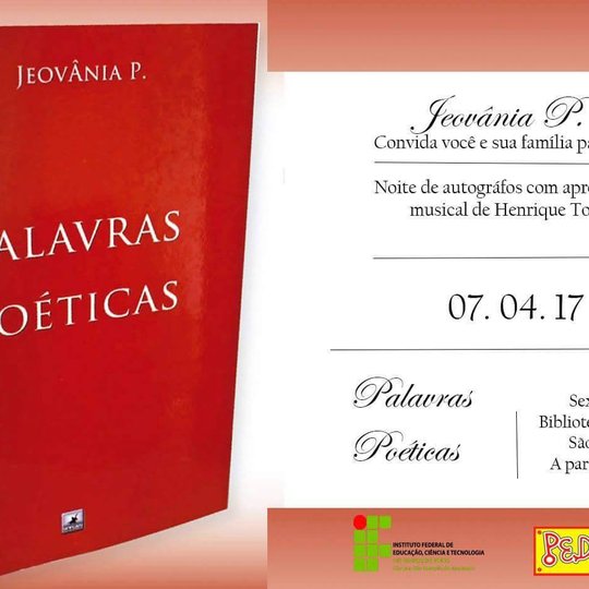 #11926 Poetisa lança livro no IFRN-SGA