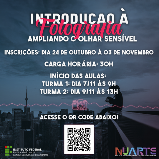 #11931 Nuarte oferece curso FIC de Fotografia