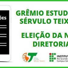 #11960 Comissão define cronograma para Eleições do Grêmio Estudantil Sérvulo Teixeira