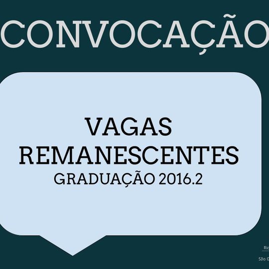 #12061 Campus divulga 5ª convocação dos candidatos à vagas remanescentes da graduação